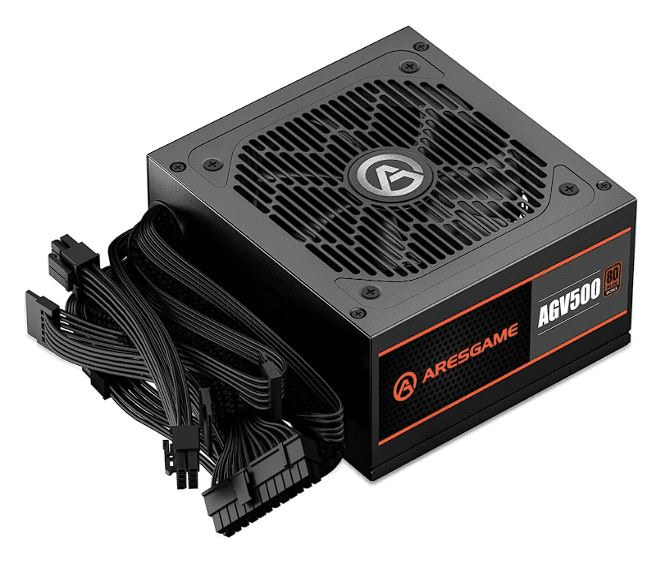 FUENTE DE PODER 500W ARESGAME 80 BRONCE