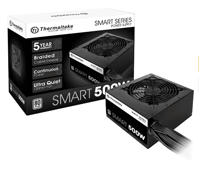 FUENTE DE PODER 500W THERMALTAKE 80 WHITE