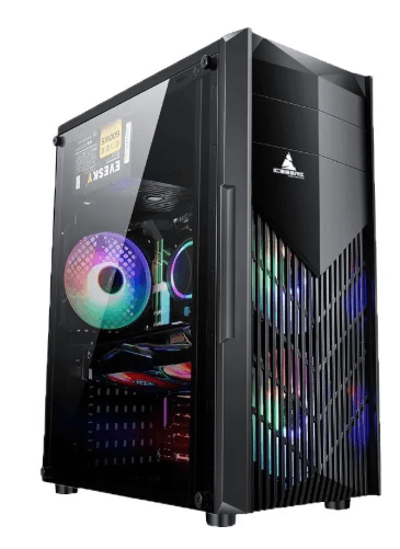 GABINETE ICEBERG GEAR V6 1 VENTILADOR NEGRO — GABINETE DE COMPUTADOR en Pasto, Nariño