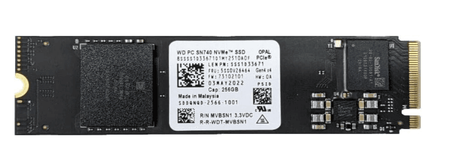 M2 NVME 256GB WESTERN DIGITAL GEN 4X4