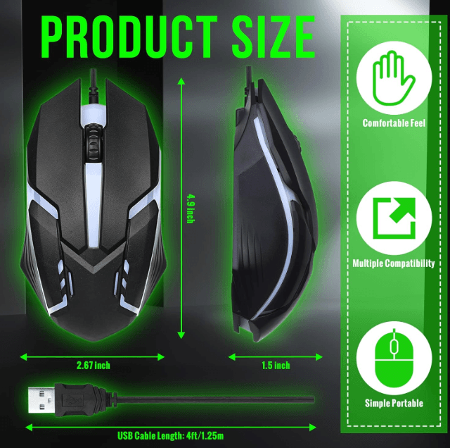 MOUSE ECONOMICO GAMER — MOUSE en Pasto, Nariño