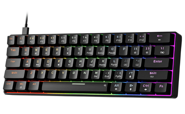 TECLADO MECANICO NEWMEN GM611 SWITH RED 60% — TECLADO en Pasto, Nariño