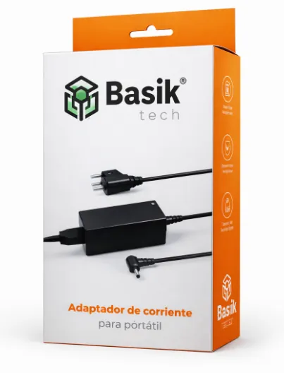 CARGADOR PORTATIL BASIK ASUS 19V 1.75A PUNTA 4.0*1.35L 65W — CARGADOR DE PORTATIL en Pasto, Nariño