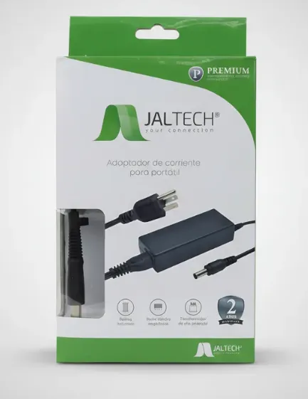 CARGADOR PORTATIL JALTECH ASUS 19V 3.42A PUNTA 5.5*2.5 L AMARILLA 65W — CARGADOR DE PORTATIL en Pasto, Nariño