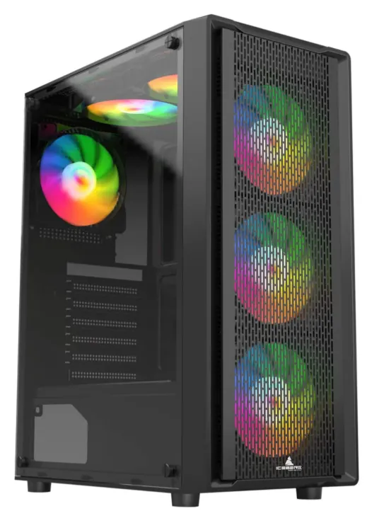 GABINETE ICEBERG FLOW C 6 FANS ARGB — GABINETE DE COMPUTADOR en Pasto, Nariño