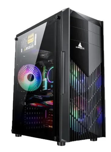 GABINETE ICEBERG GEAR V6 1 VENTILADOR NEGRO — GABINETE DE COMPUTADOR en Pasto, Nariño