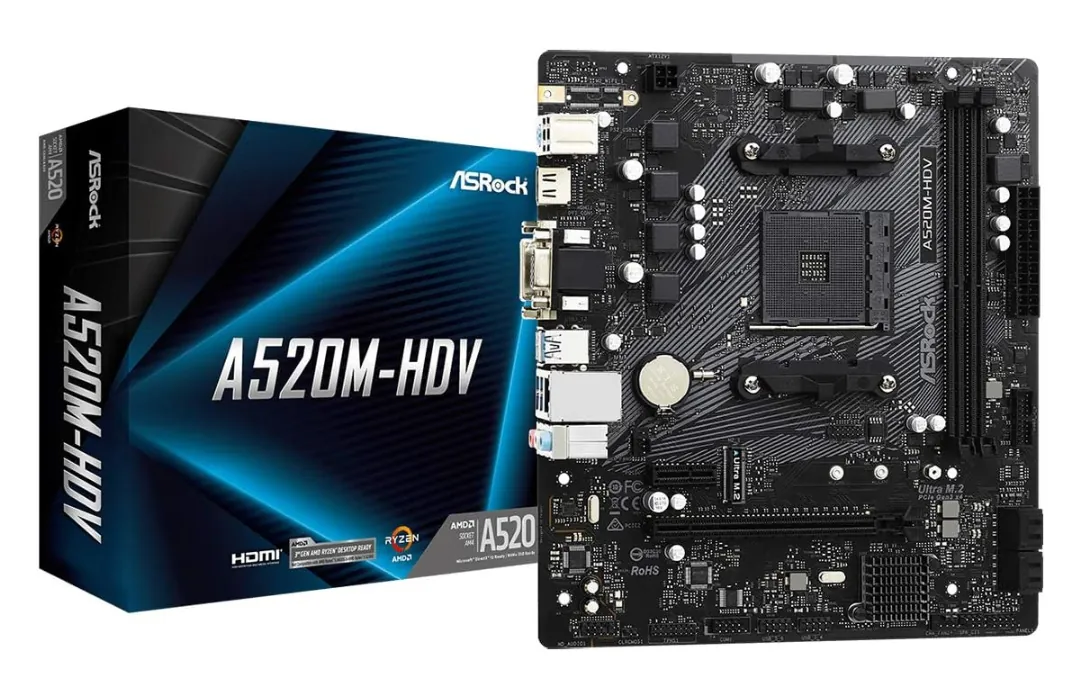 MOTHERBOARD A520M-HDV ASROCK — MOTHERBOARD en Pasto, Nariño