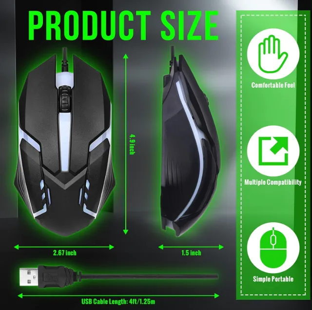 MOUSE ECONOMICO GAMER — MOUSE en Pasto, Nariño