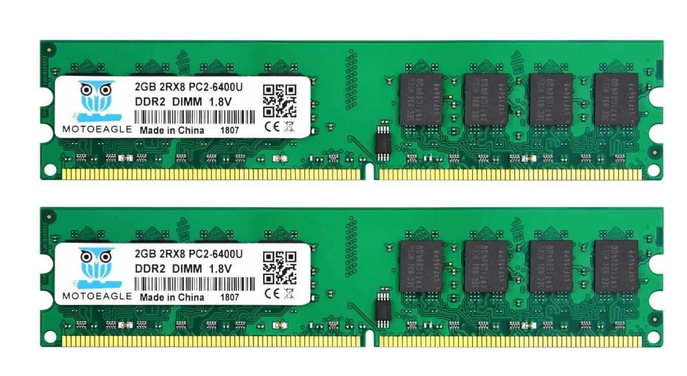 RAM DDR2 2GB MOTOEAGLE — RAM en Pasto, Nariño