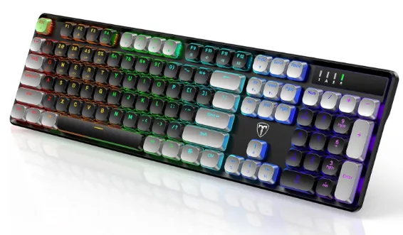 TECLADO MECANICO INALAMBRICO Y BT RISOPHY RED — TECLADO en Pasto, Nariño