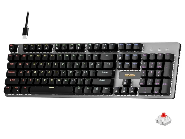 TECLADO MECANICO NEWMEN GM325PRO 100% RED NUEVO — TECLADO en Pasto, Nariño